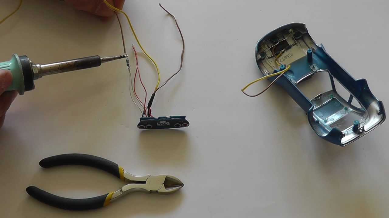 LED Beleuchtung in Slot Car einbauen (Tutorial) - Opel GT - Do it yourself No.2