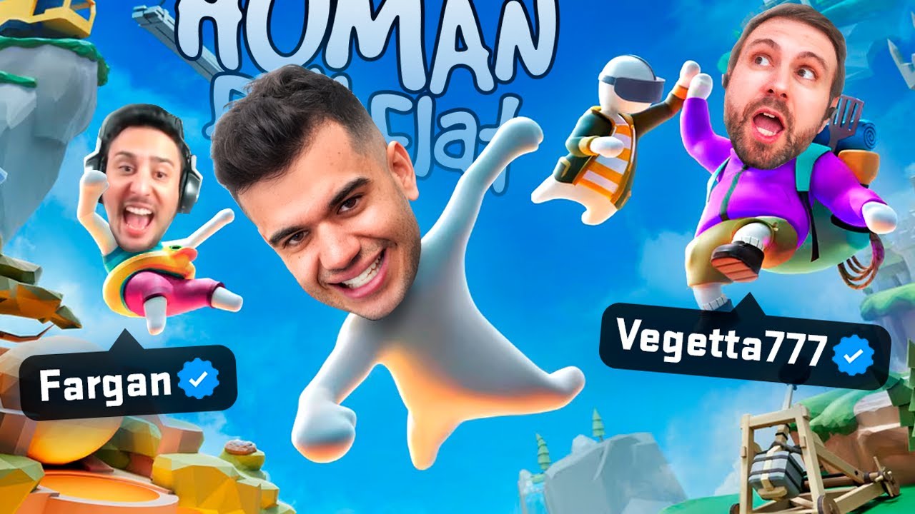 Jugando HUMAN FALL FLAT en 2025 (Con Vegetta777 y Fargan)