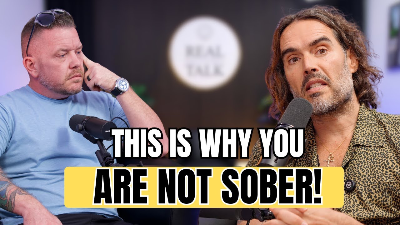 Russell Brand discusses the First Three Steps to get SOBER!