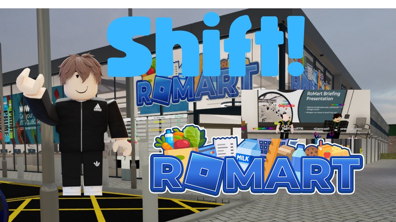 (Day 5) Shift!! And a staff angry because it not his favorite role RoMart (Roblox)