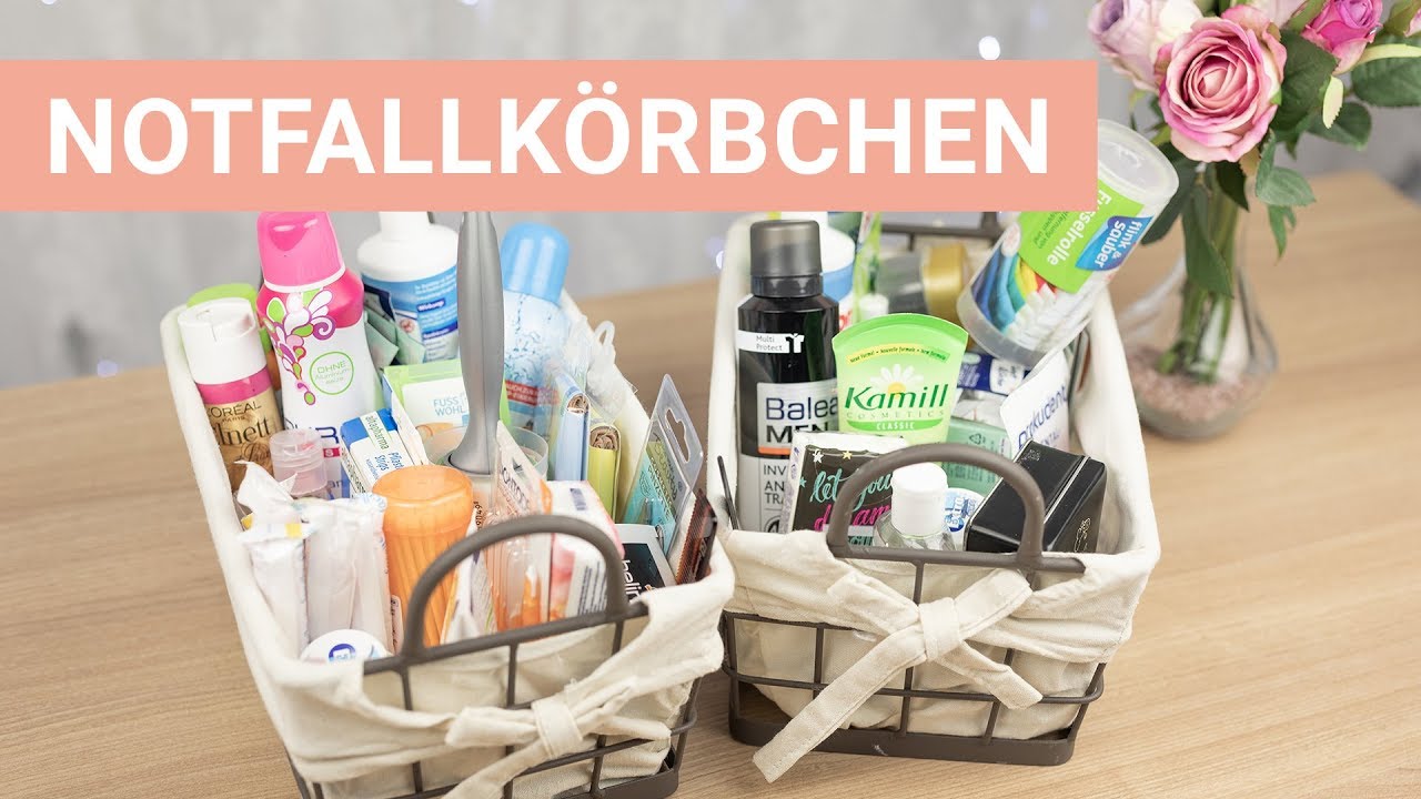 Notfallkörbchen bei der Hochzeit für die Hochzeitsgäste: Dies gehört hinein