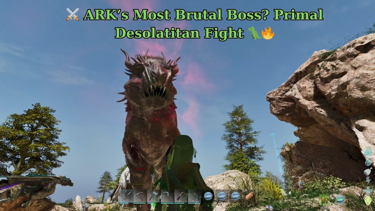 Primal Desolatitan Boss!ARK ⚔️🦖💥