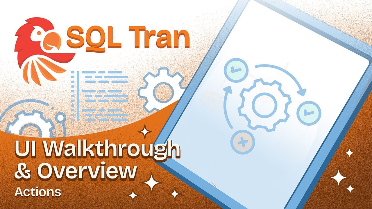 SQL Tran UI Walkthrough Managing Scripts Downloads and Metadata