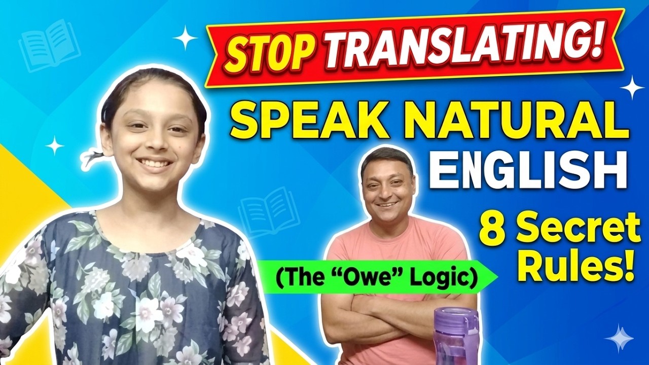 STOP Translating Hindi! Master 8 Critical English Grammar Rules in ONE Conversation #spokenenglish