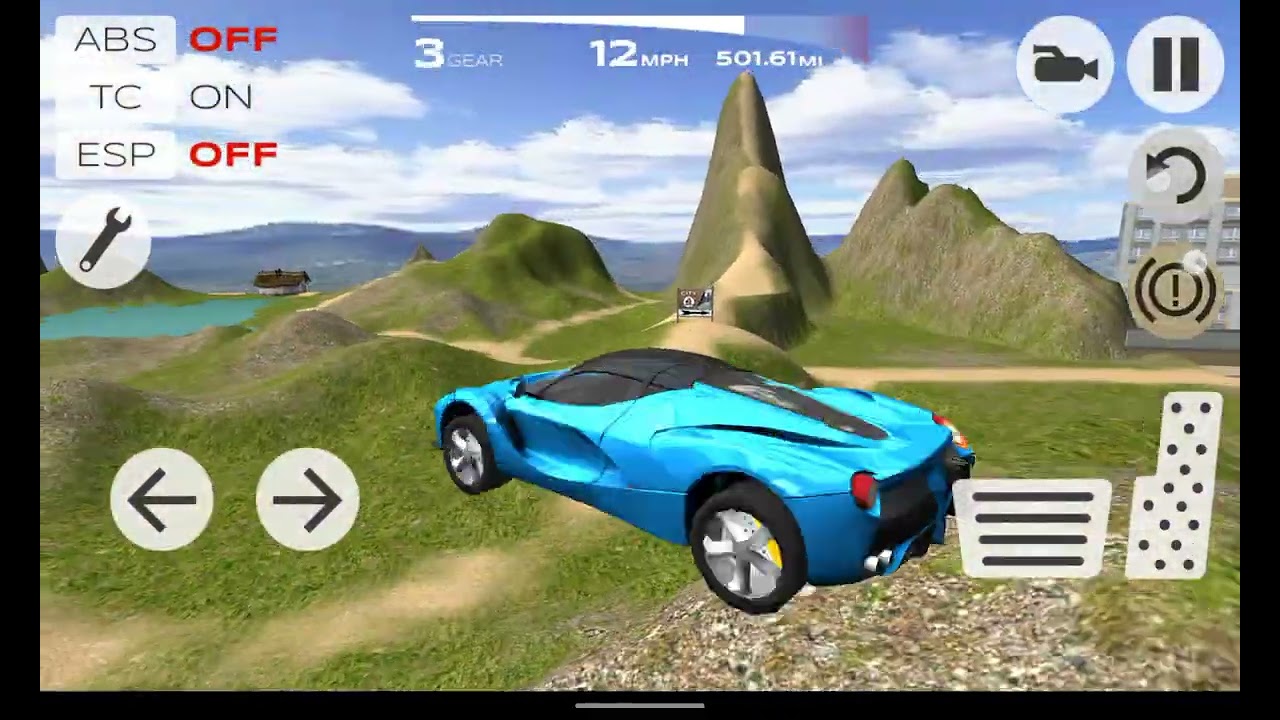 Part 12 Extreme Car Driving Simulator'DE Kİ 2 Araba LaFerrari Ve Hummer H2 Oynuyoruz