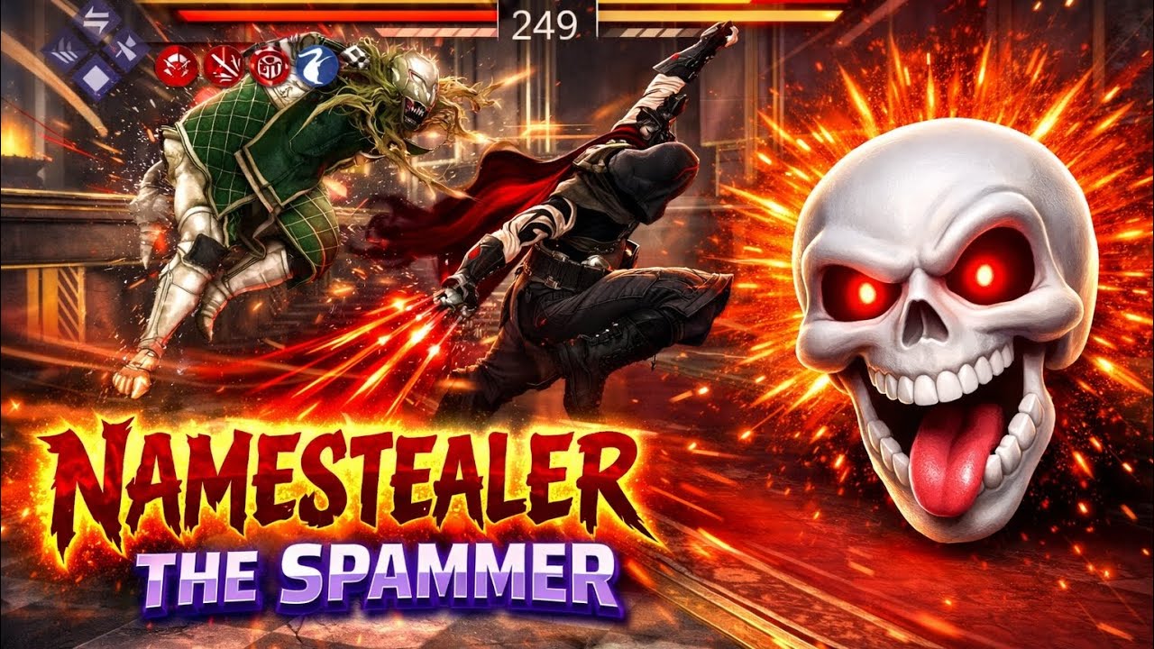 Lynx the Namestealer (lvl 6) VS King Solaris 😎  King is nothing in front of spammer  ||  #sf3 