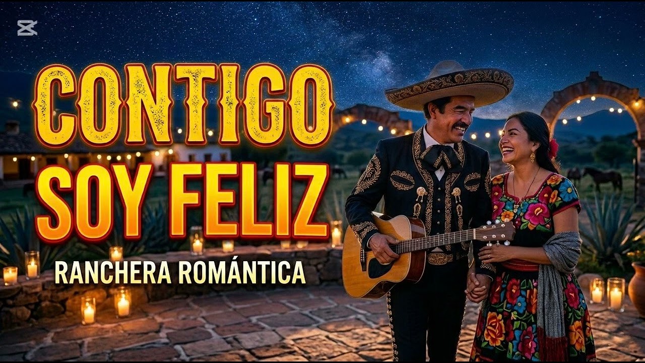 Contigo Soy Feliz ❤️🎶 | Ranchera Romántica Con Sentimiento
