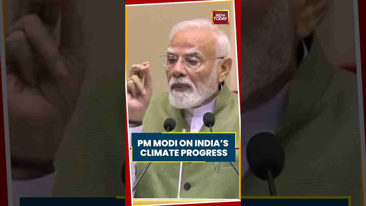 PM Modi On India&rsquo;s Climate Progress | India&rsquo;s Green Energy Push #pmmodi
