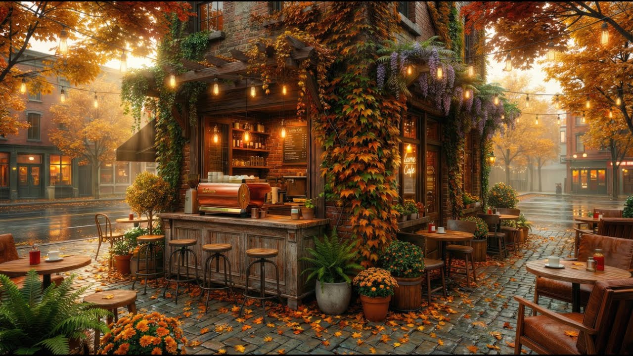 Bossa Nova Cafe Instrumental Cozy Corner Coffee Autumn Lights for Relax and Focus
