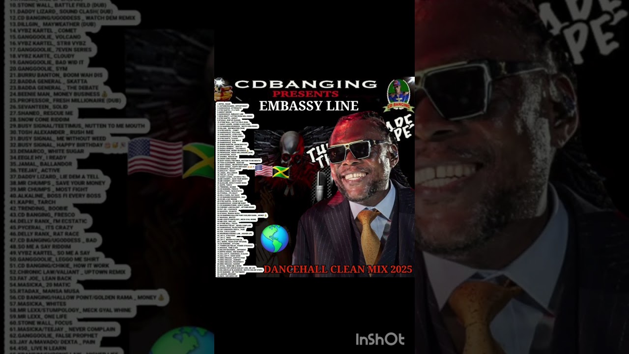 CD BANGING 💿 EMBASSY LINE DANCEHALL CLEAN MIX 2025