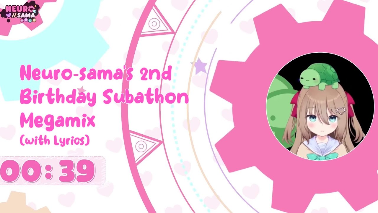 Neuro-sama's 2nd Birthday Subathon Remix (with Lyrics)