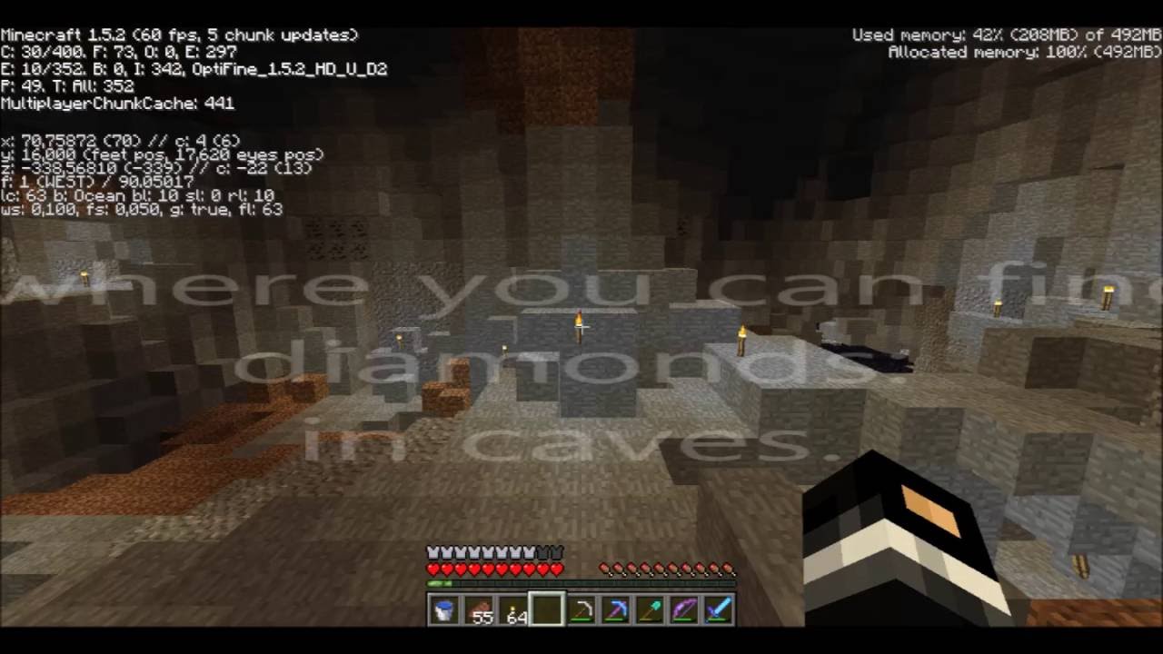 How to find diamonds LIKE A BOSS (minecraft  1.5.2)