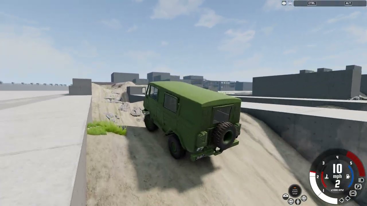 BeamNG drive test italian 4X4