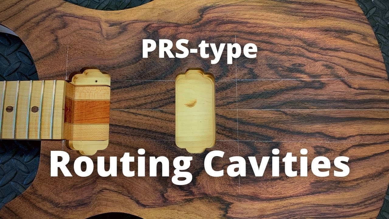 Electric Guitar Build - Routing Pickups & Control Cavity #GGBO2022