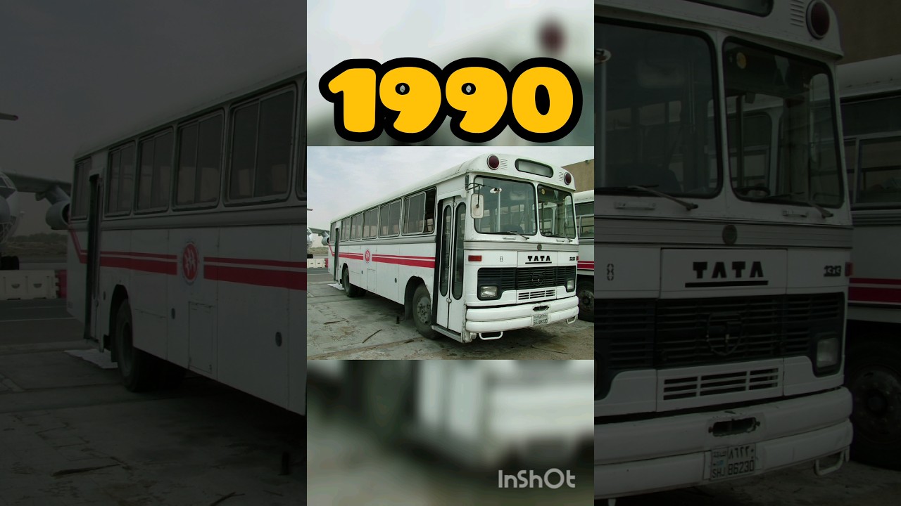 EVOLUTION OF TATA BUS FROM 1950- 2024 #trending #ytshorts #viral #subscribe #cars #buses #youtuber