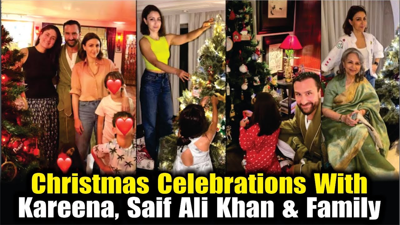 Christmas Celebration 2025 | Christmas celebrations with Kareena Kapoor, Saif Ali Khan and Family
