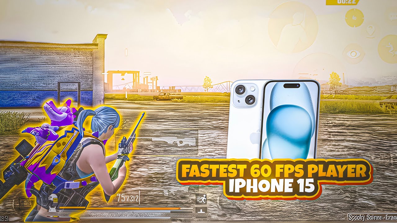 FASTEST 60 FPS PLAYER 🔱 IPHONE 15