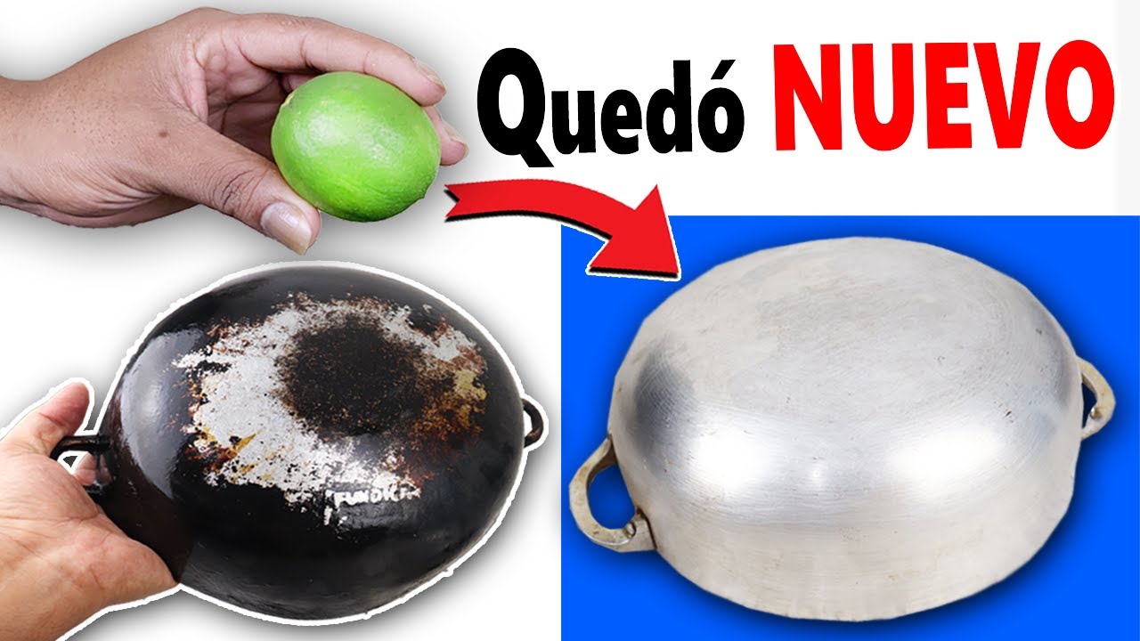 En 5 MINUTOS tus OLLAS y SARTENES Quedarán COMO NUEVOS