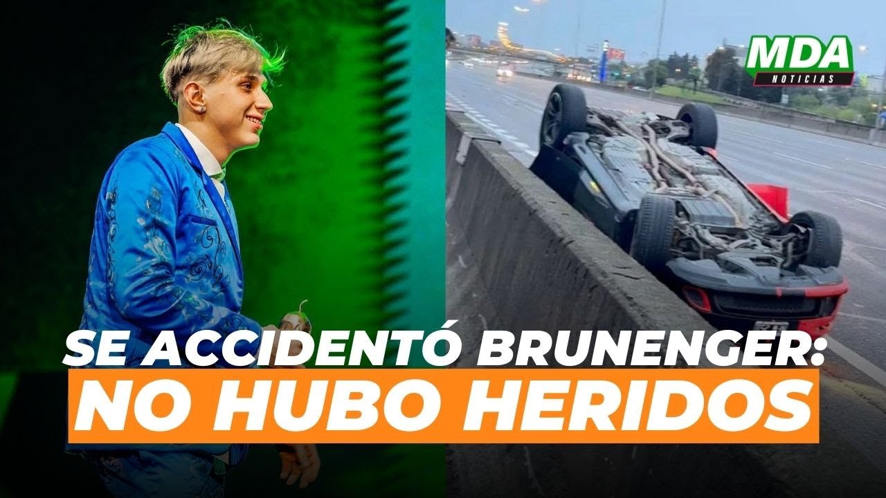 BRUNENGER tuvo un FUERTE ACCIDENTE en PANAMERICANA: No hubo heridos