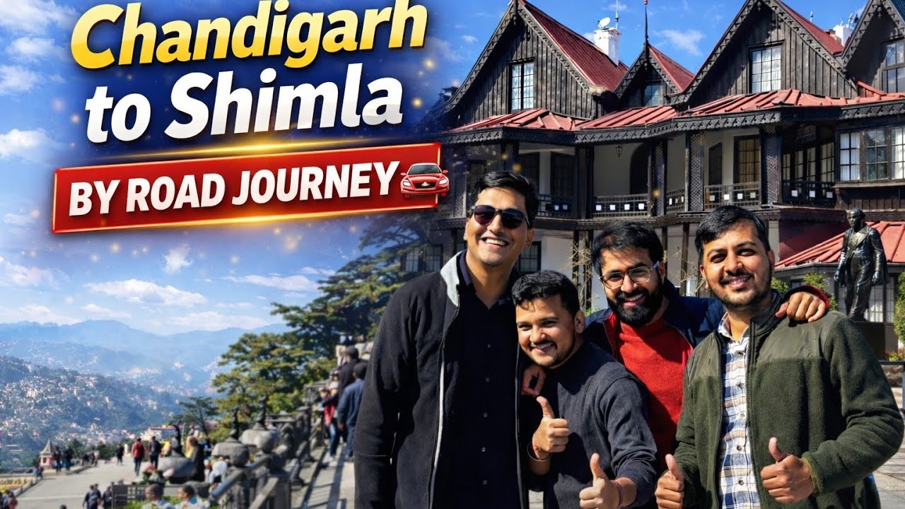 Chandigarh to Shimla by road journey