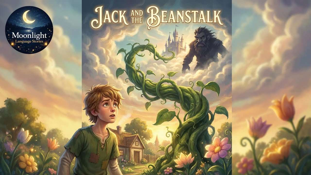 Learn English / Chinese Through a Bedtime Story | Jack and the Beanstalk | Bilingual Story