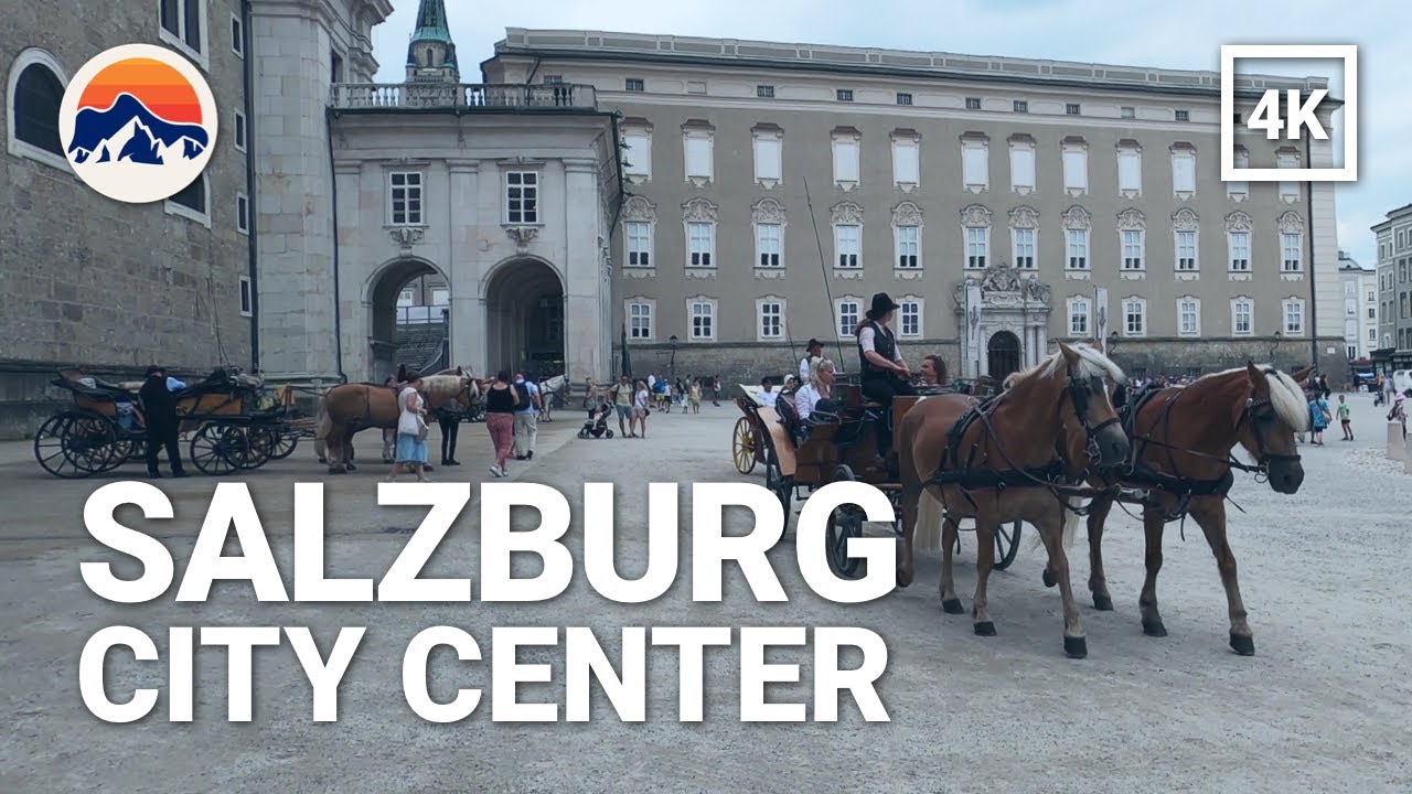 [4K] SALZBURG - City Center Walking Tour