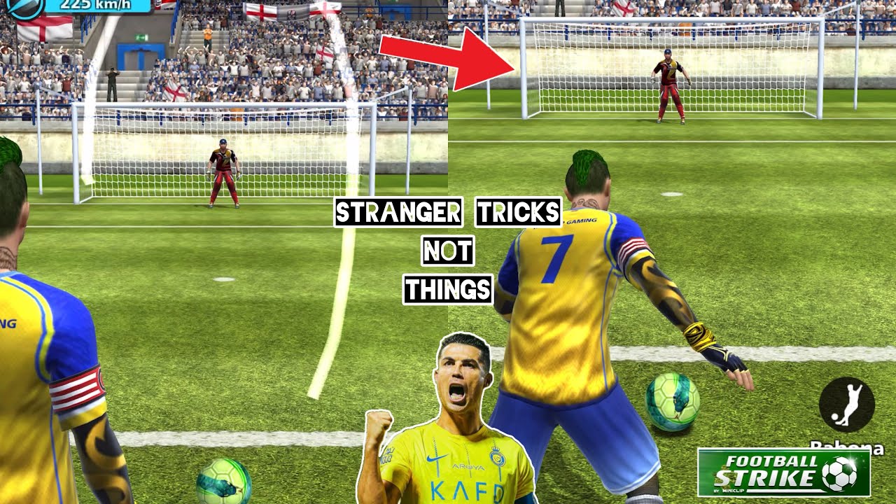 FOOTBALL STRIKE STRANGER TRICKS AND AMAZING GOALS/KING CAP GAMING