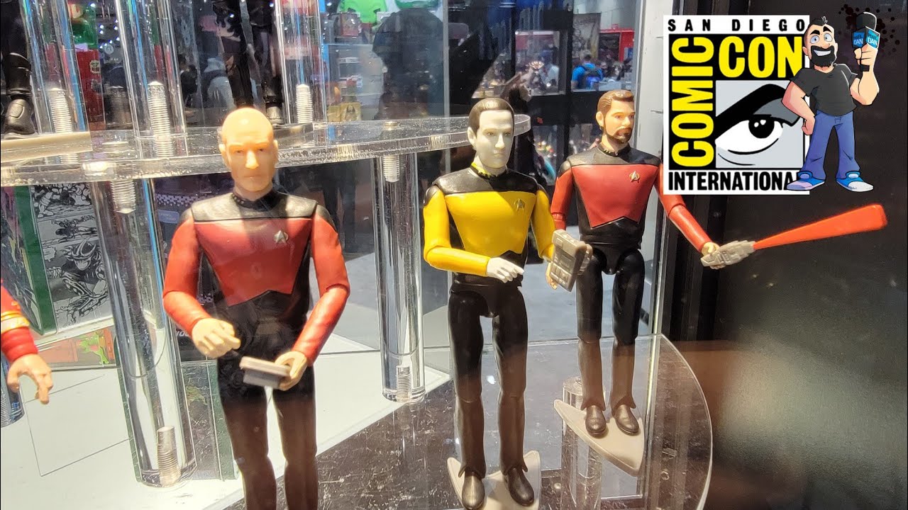 Playmates Toys Star Trek Figure Display at SDCC 2022