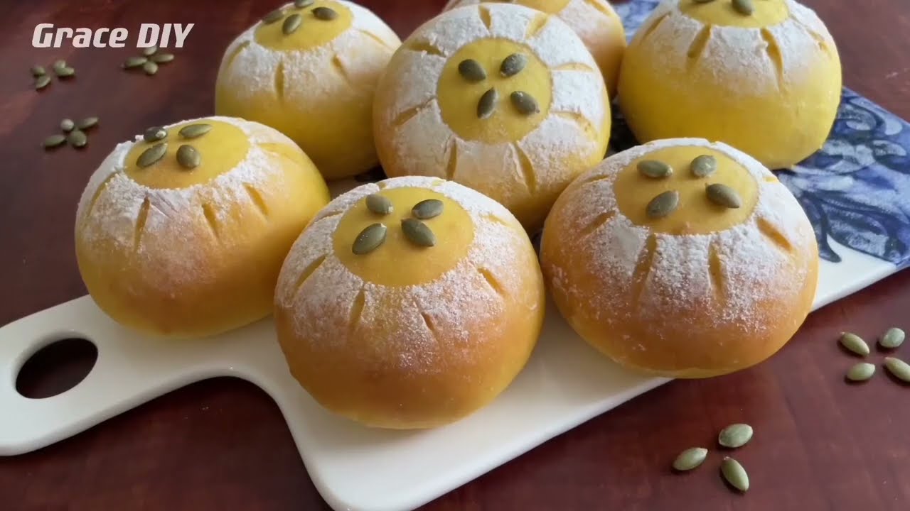 南瓜软欧包 ／Pumpkin Euro Soft Bun