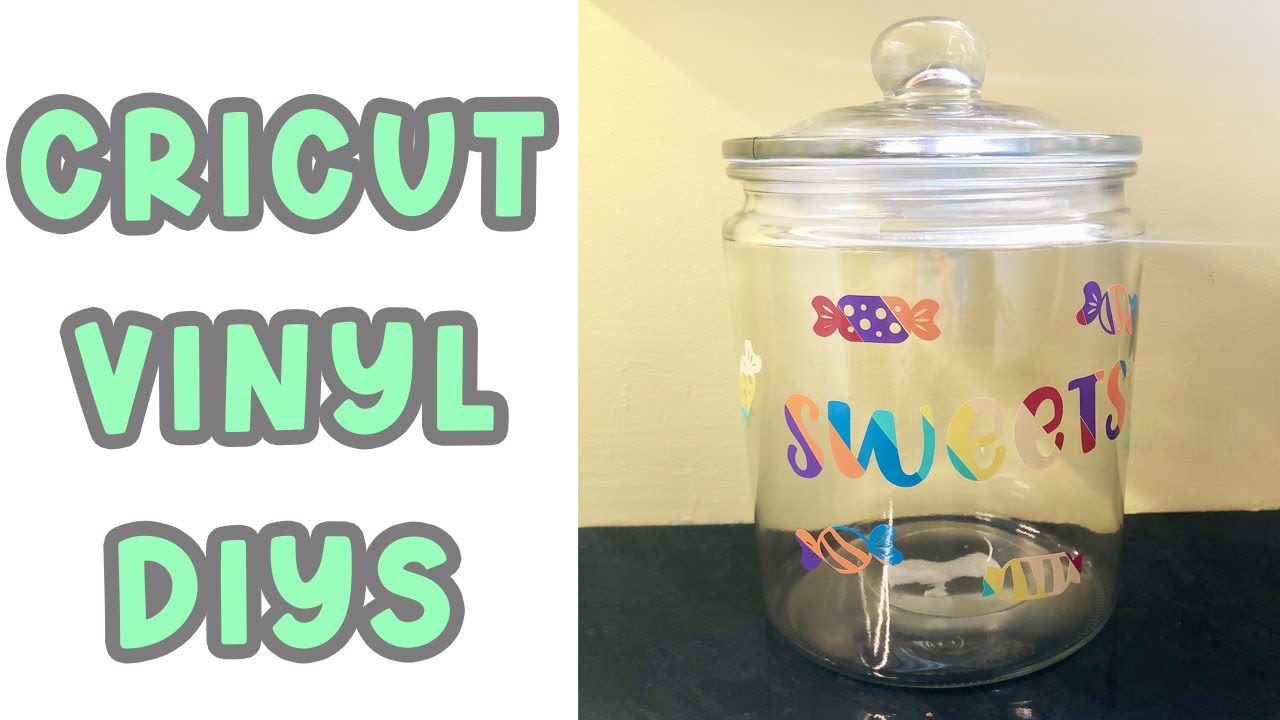 How To Apply Vinyl To A Glass Jar - Easy Cricut Project