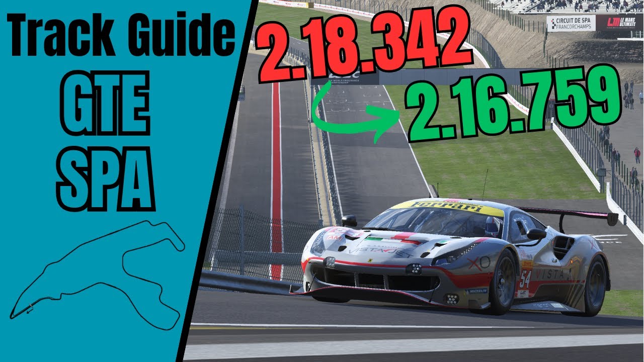 LMU | TRACK GUIDE : SPA GTE - 2.16.759 🔥No Setup🔥