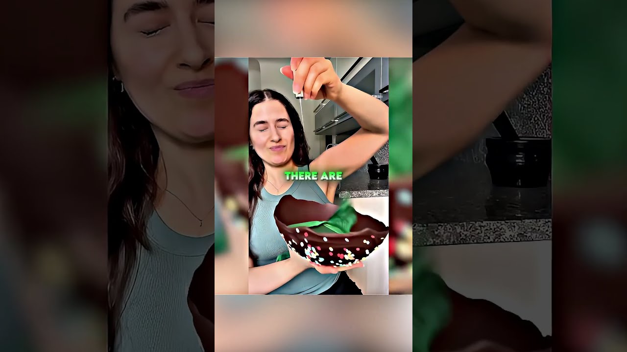 The Easiest Way to Make Chocolate Bowls!! 🍫 🎈