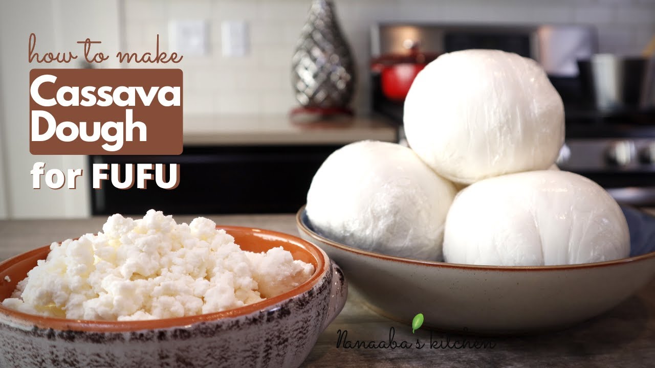 Ghana 🇬🇭 Fermented cassava dough/mix for FuFu