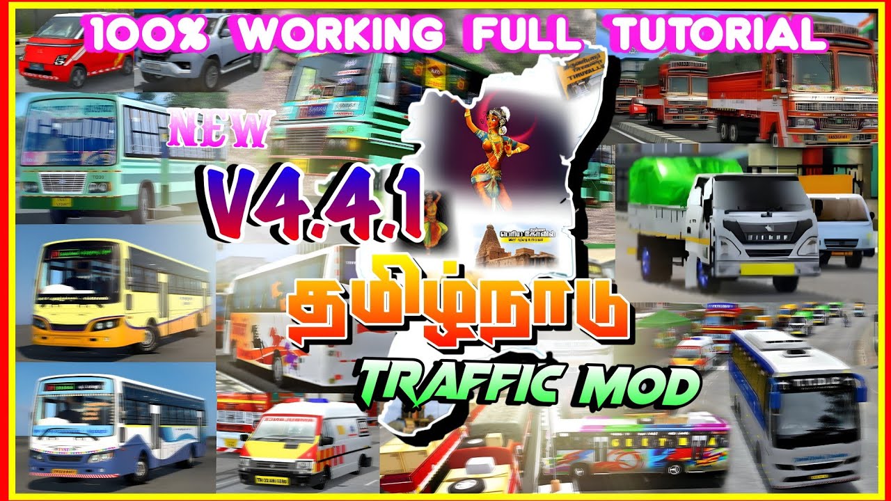 😎🎀V4.4.1 TAMIL NADU TRAFFIC MOD 🎀RELEASE 🎀 DOWNLOAD ✨FULL REVIEW🔥#newmods #tnprivatebus  #bussid 