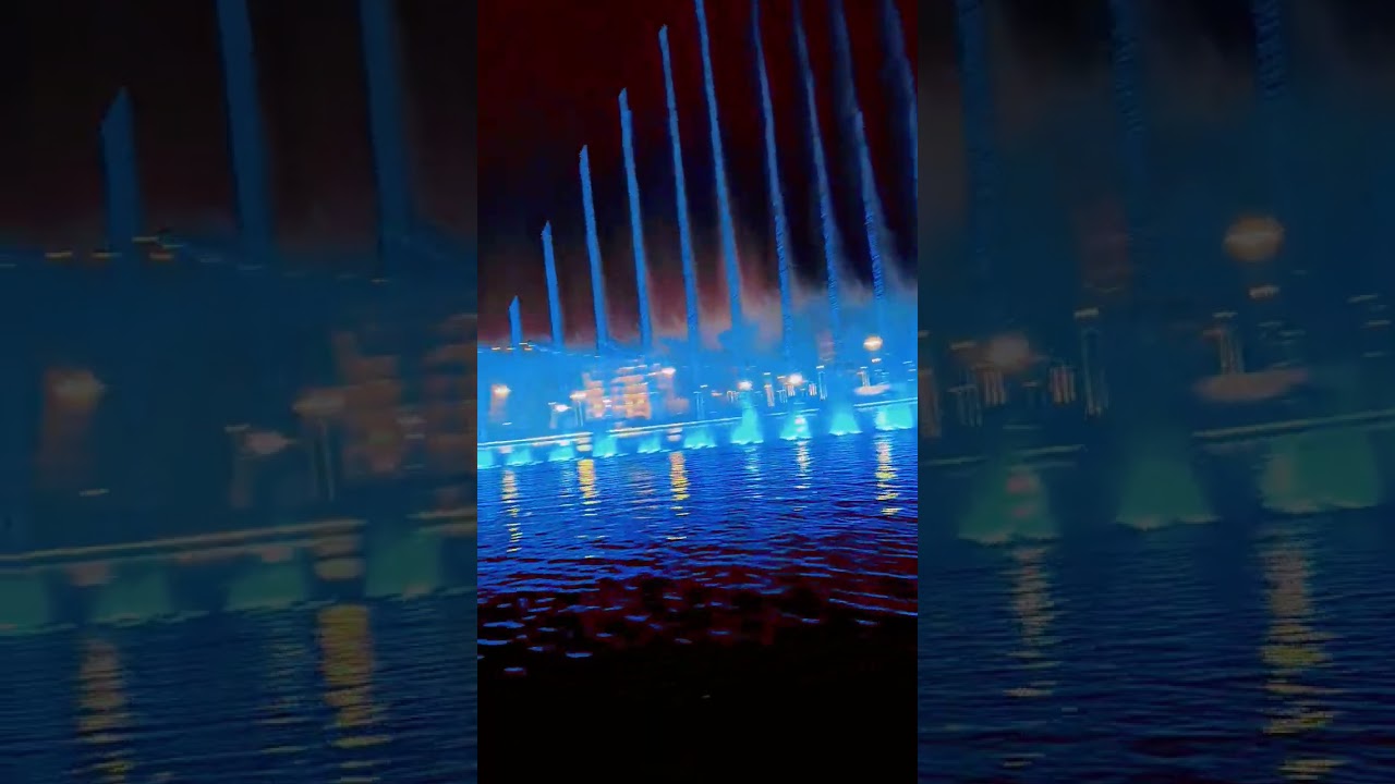 Dancing fountain show at Parkview city Islamabad 2024