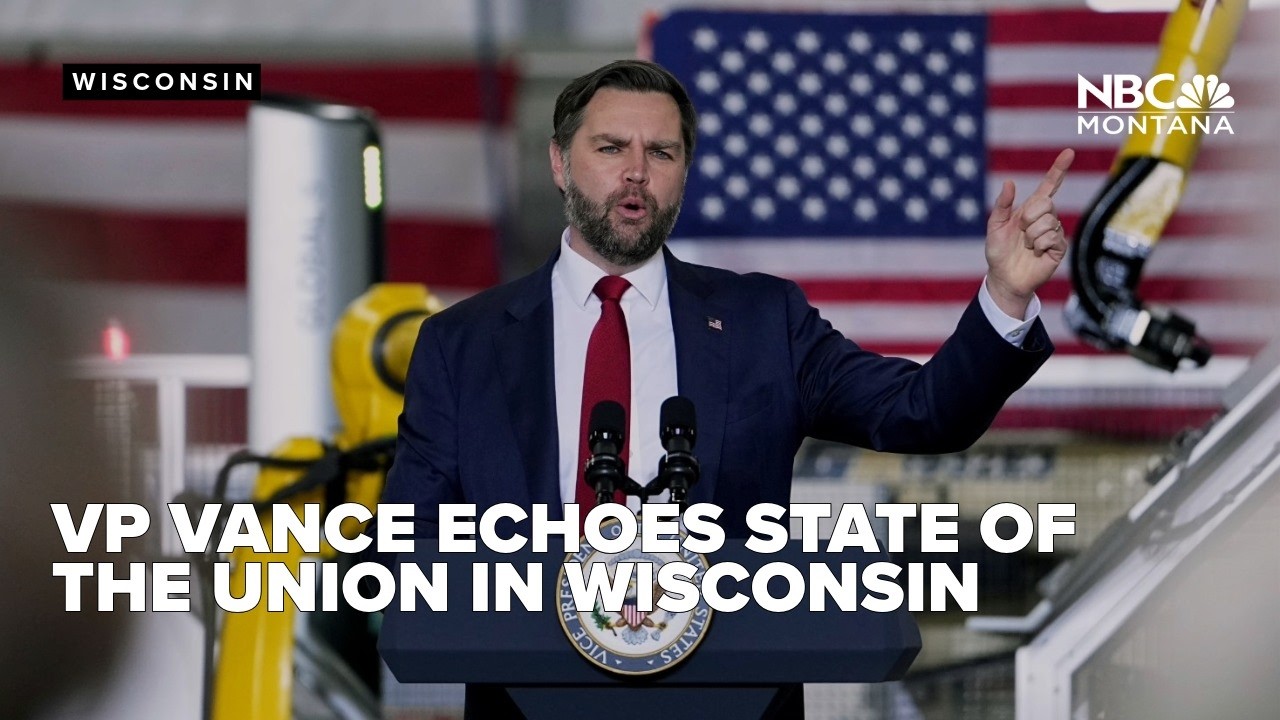 In Wisconsin, Vance echoes State of the Union message, endorses Van Orden