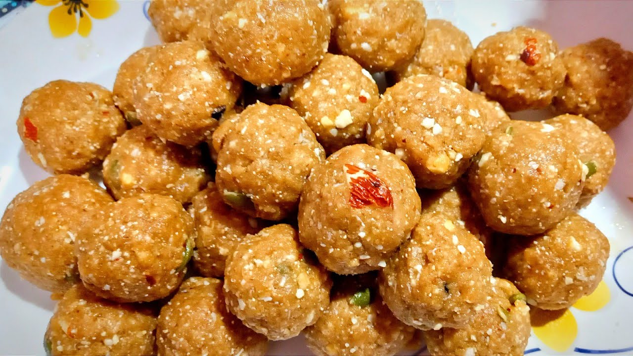 गोंद वाले ड्राई फ्रूट्स लड्डू | gond ke laddu. Winter Recipe