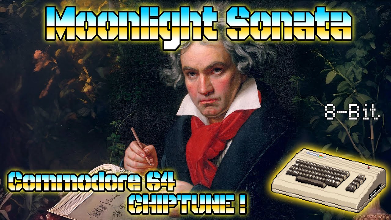 DJ Space meets Beethoven -  8-bit Moonlight Sonata | Epic Commodore 64 chiptune version