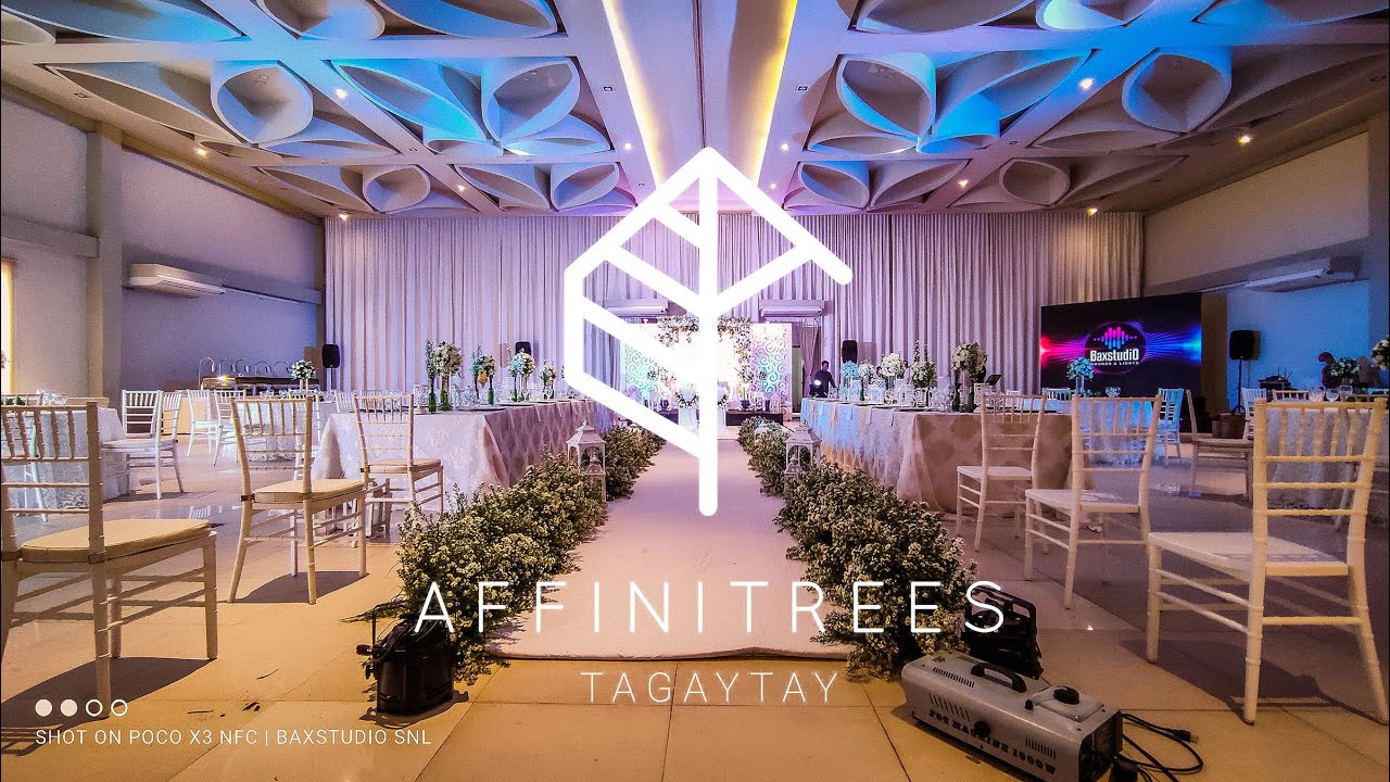 Affinitrees Tagaytay Wedding Event Lights and Sounds w/ LEDwall