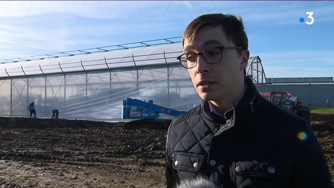 A Gouy Saint Andre une serre pour faire pousser de la vanille