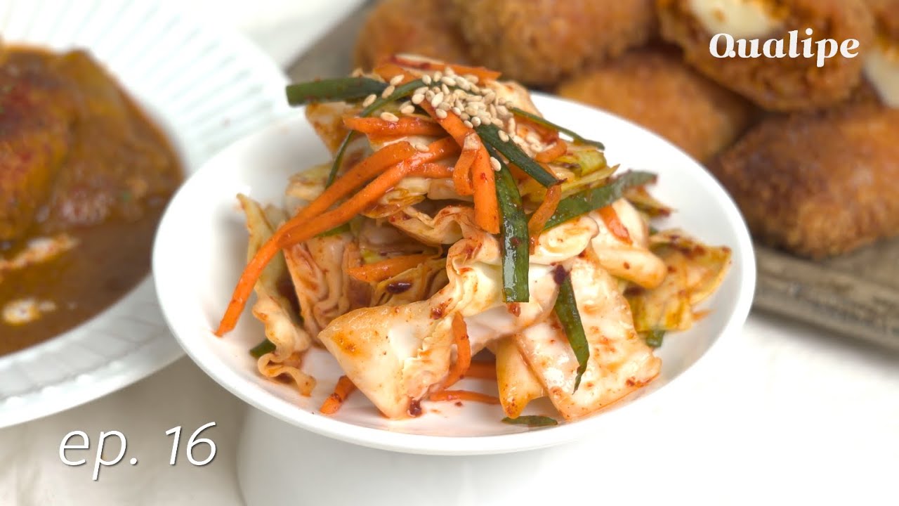 (ENG)Crazyly simple cabbage kimchi. Original kimchi recipe. 