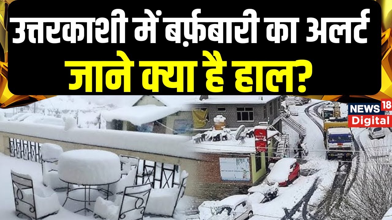 Uttarakhand Weather Alert: उत्तरकाशी में बर्फ़बारी का अलर्ट, जाने क्या है हाल? Top News | Breaking