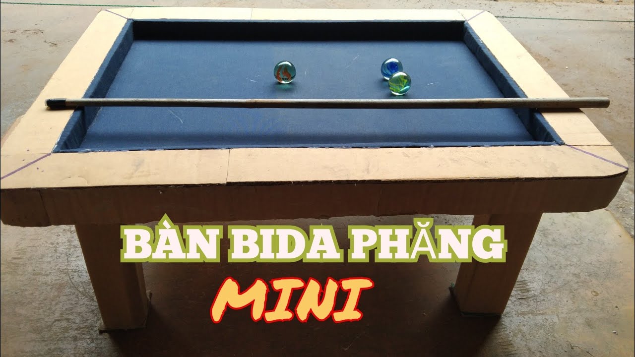 Cách làm bàn bida, bàn bida mini tự chế | HD AZ