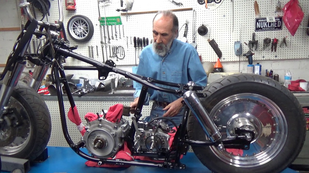Harley Davidson Shovelhead  Motor Installation