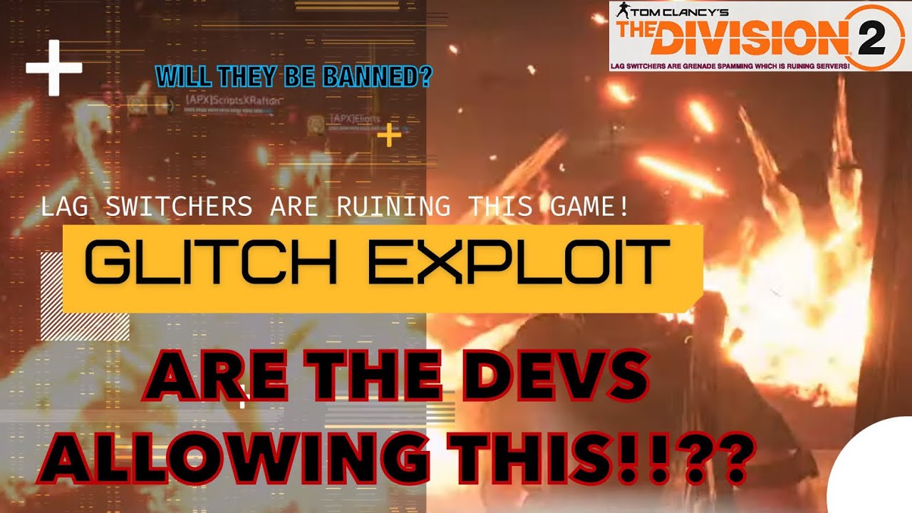 GLITCH | EXPLOIT | LAG SWITCH | The Division 2