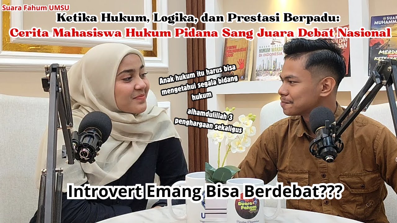 Ketika Hukum, Logika, dan Prestasi Berpadu: Cerita Mahasiswa Hukum Pidana Sang Juara Debat Nasional