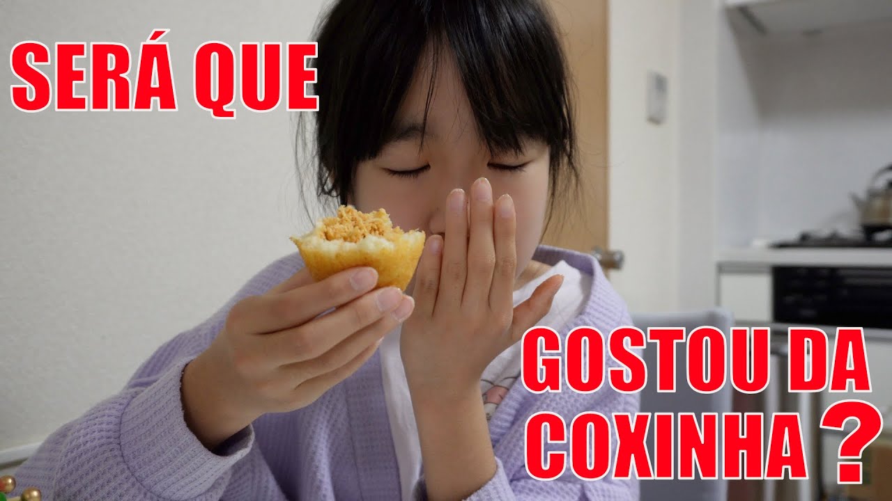 COMIDA DO BRASIL, COXINHA - EXPERIMENTANDO COM AS MENINAS - 29/04/2023