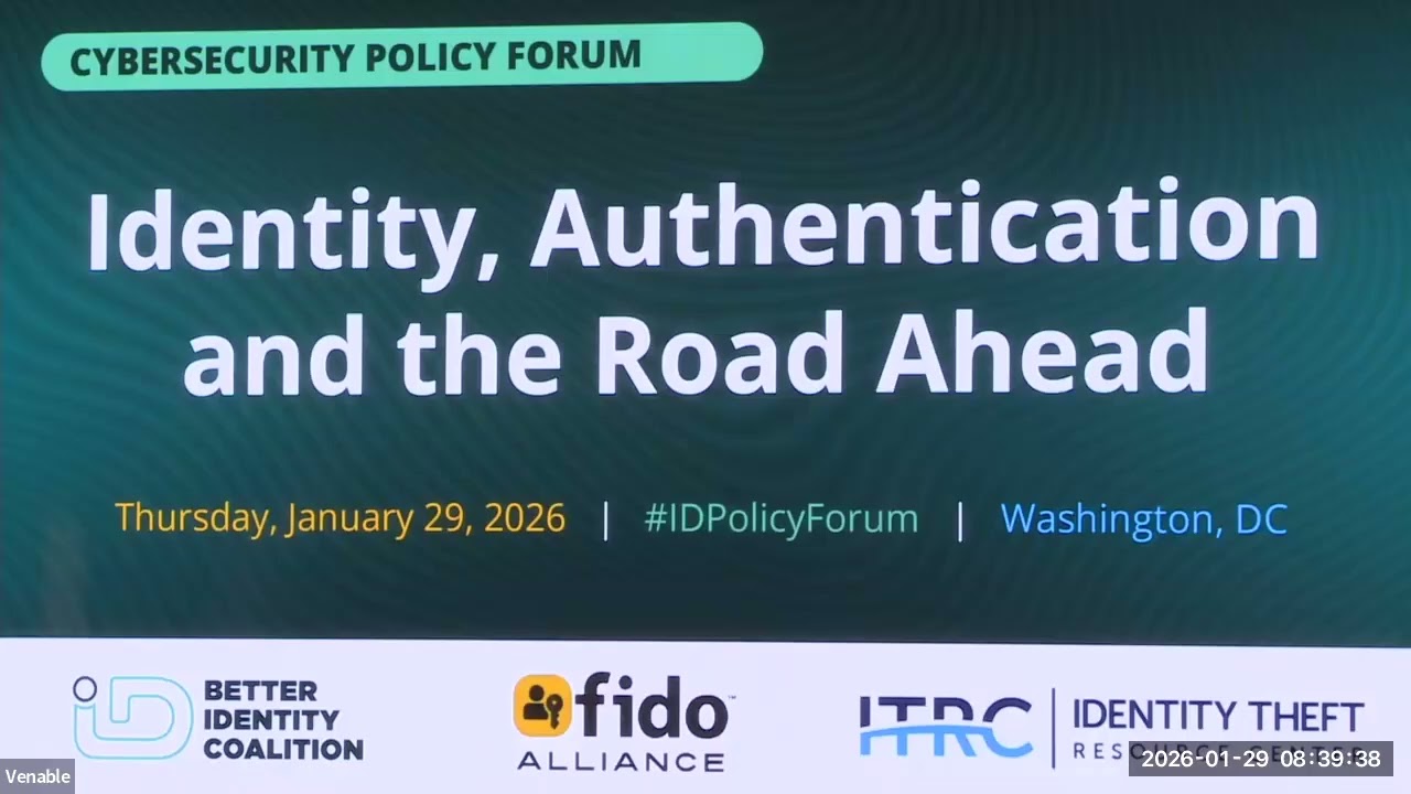 Identity, Authentication and the Road Ahead 2026 (Full Video)