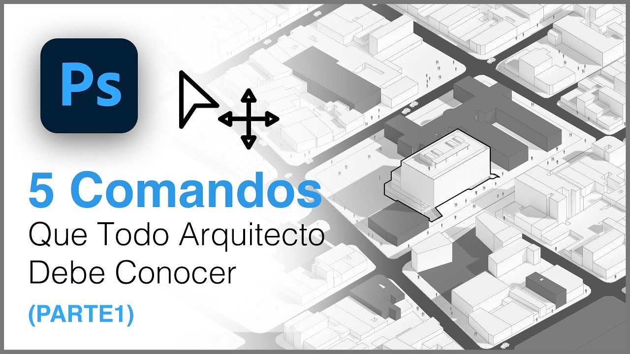 TOP 5 TRUCOS Y COMANDOS que todo ARQUITECTO debe conocer de PHOTOSHOP