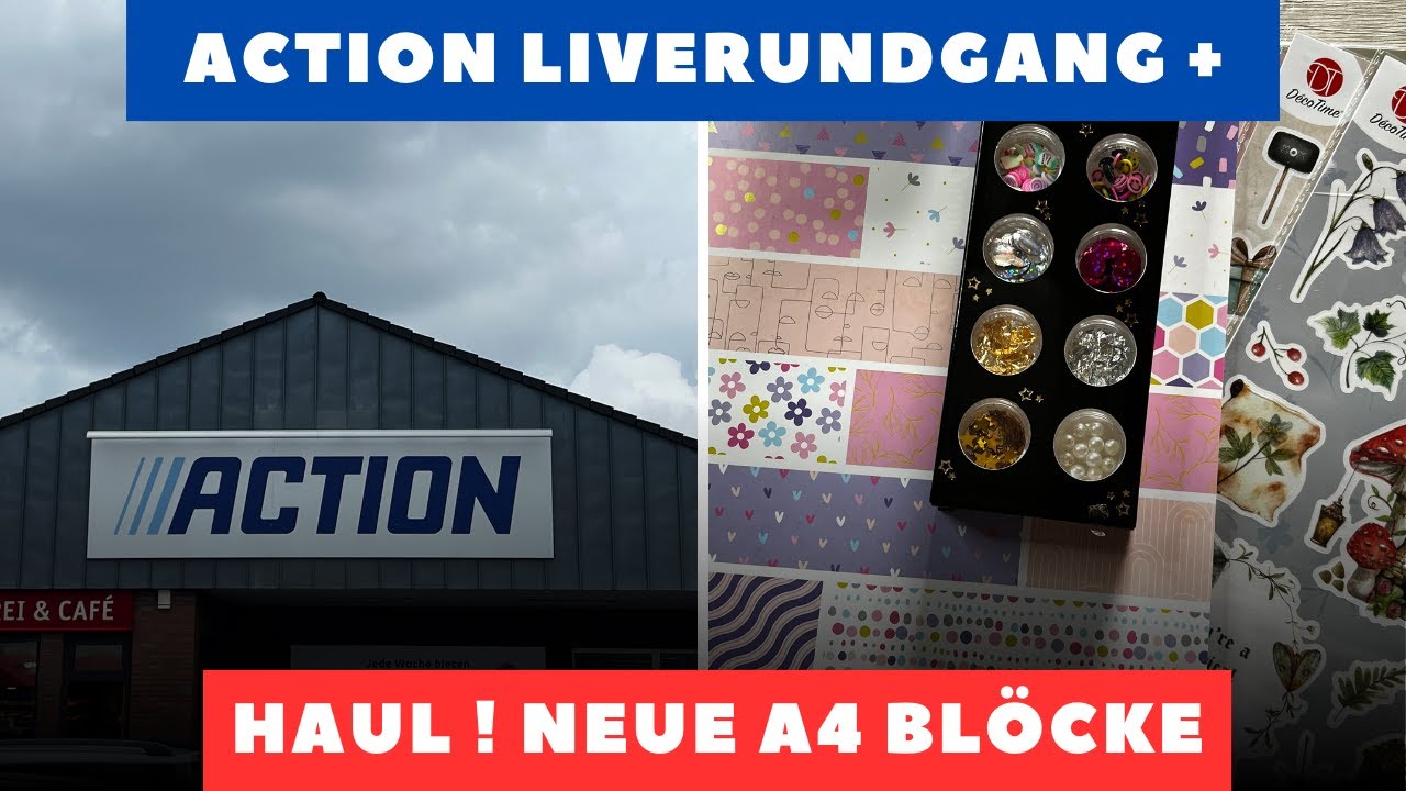 Action - Live Rundgang und Haul - Neue A4 Blöcke - 19.06.2024